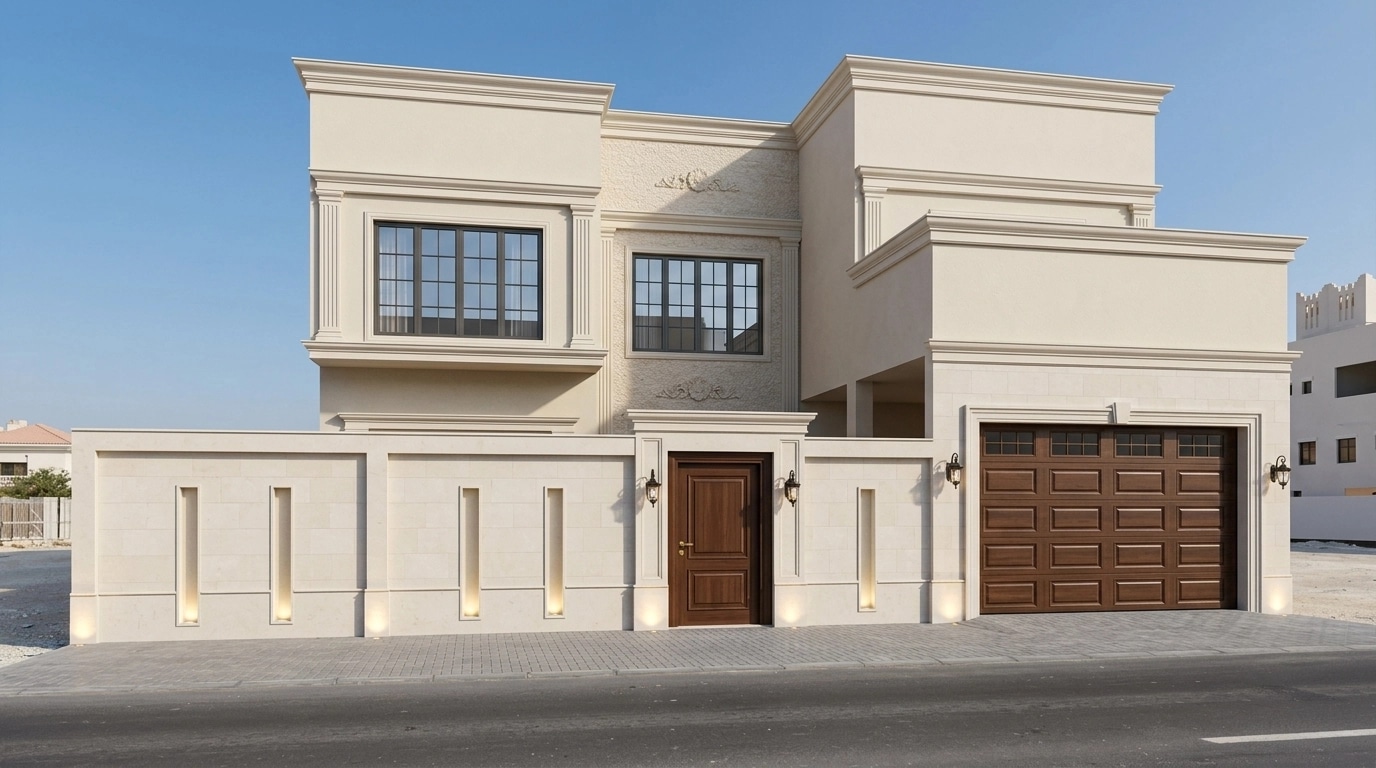 Facade design in Neoclassic Facade style — Facade by GenRoom AI