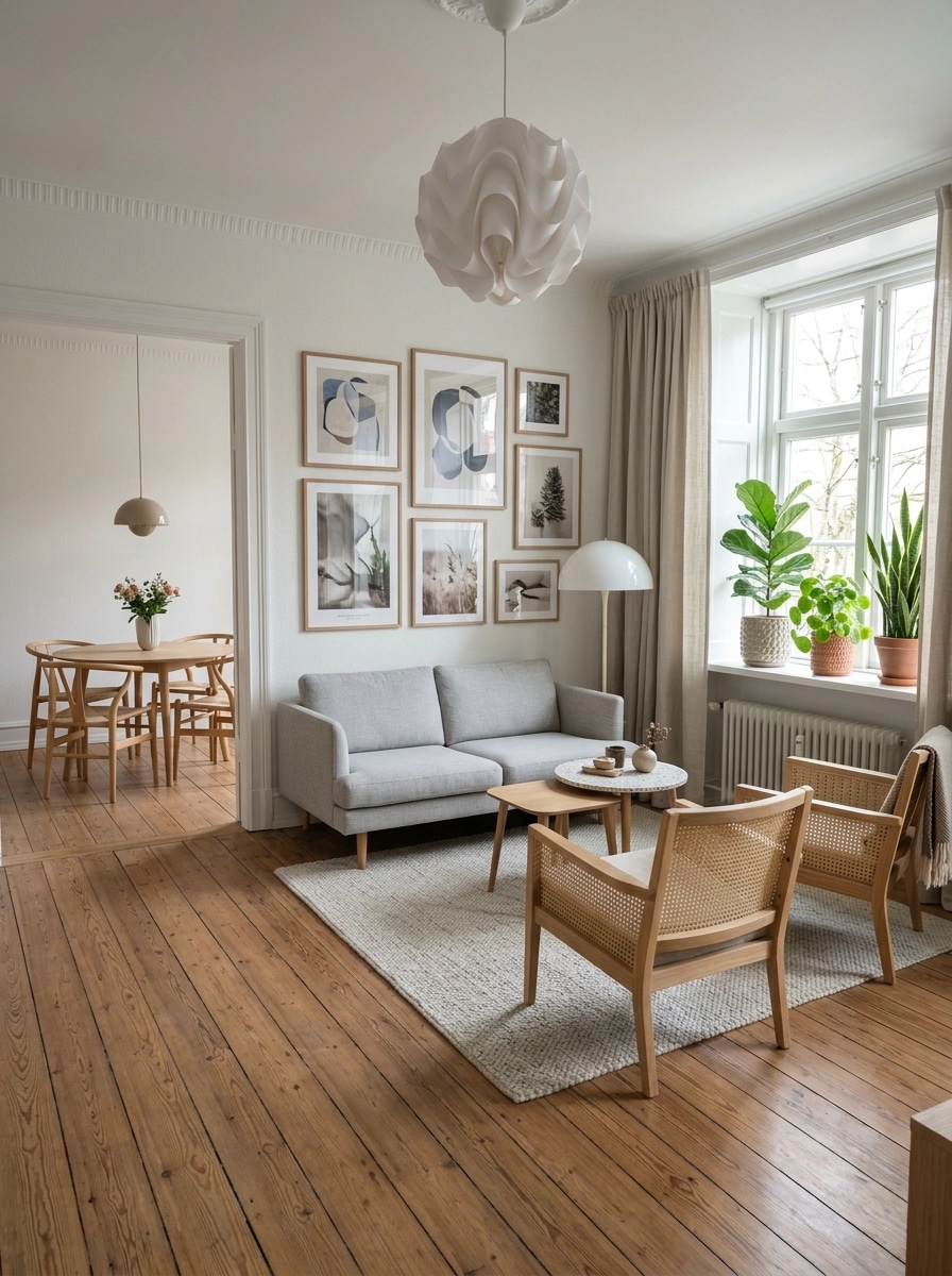 Scandinavian Living Room design — interior photo by GenRoom AI