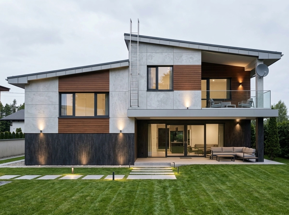 Contemporary Facade Facade design — facade photo by GenRoom AI