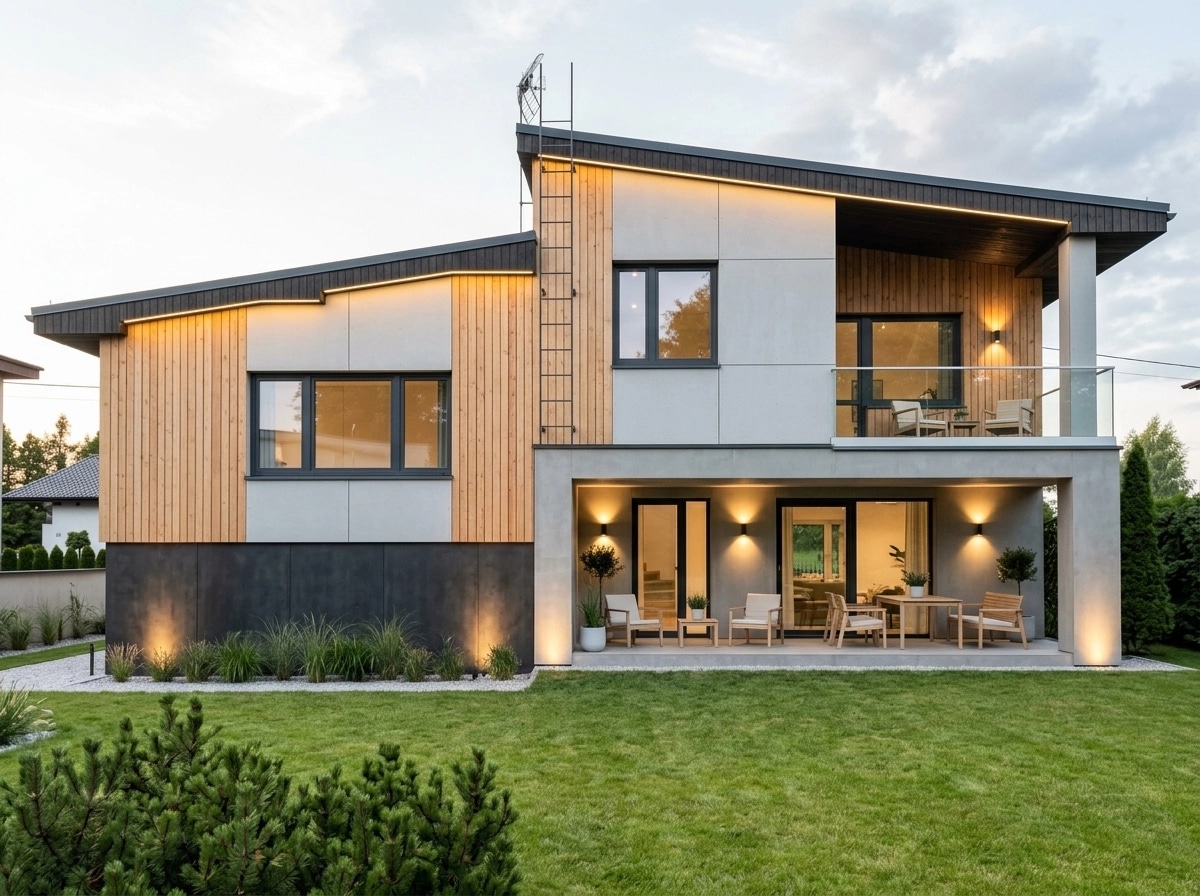Scandinavian Facade Facade design — facade photo by GenRoom AI