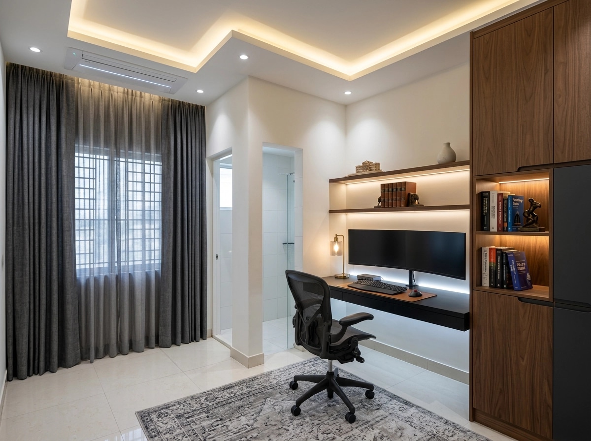 Interior design in Contemporary style — home_office by GenRoom AI