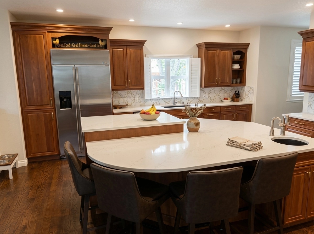 Interior design in Transitional style — Kitchen by GenRoom AI