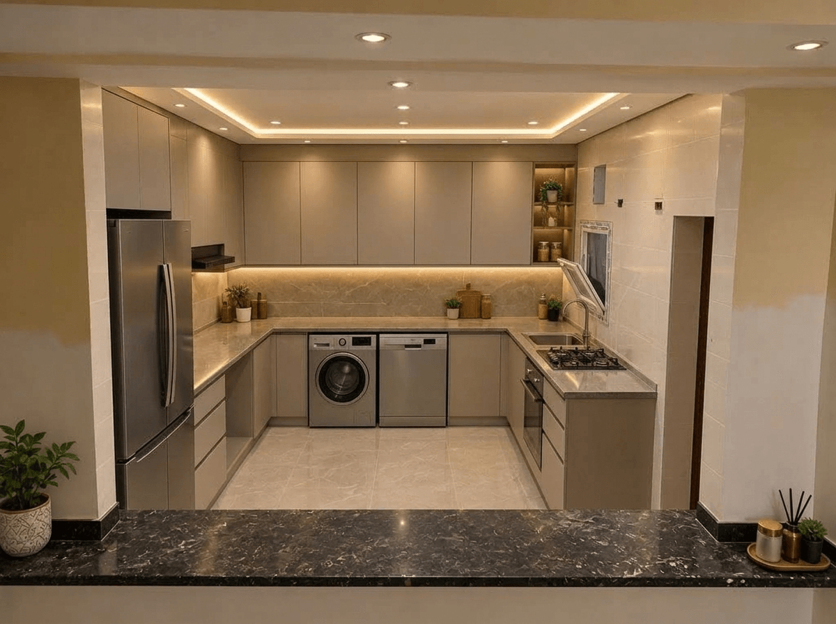 Kitchen interior in no_style style — photo by GenRoom AI