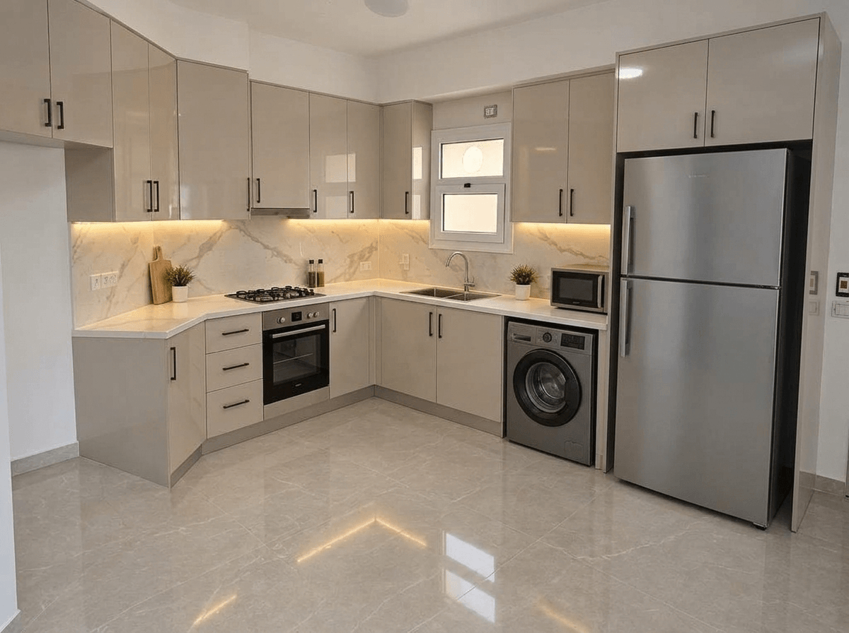 Kitchen interior in no_style style — photo by GenRoom AI