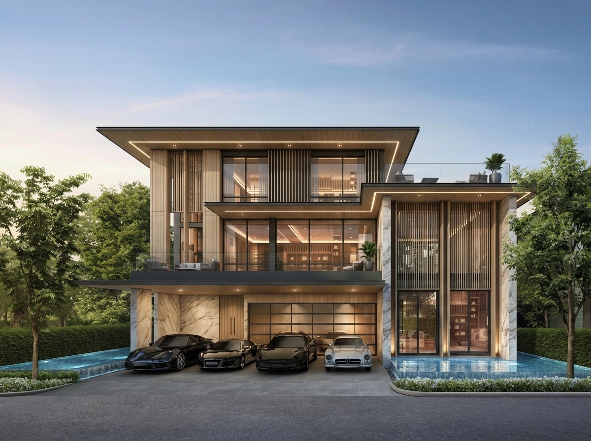 Facade design in Minimalist Facade style — Facade by GenRoom AI