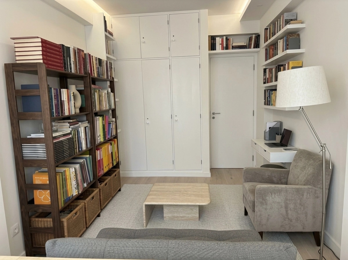 Minimalism Living Room design — interior photo by GenRoom AI