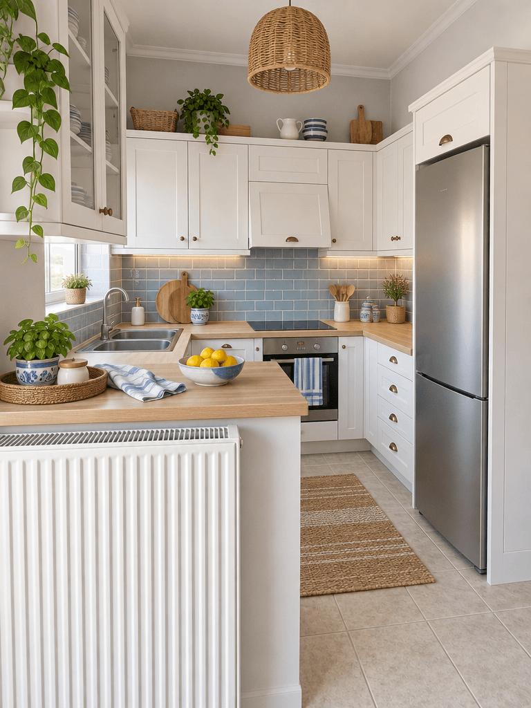 Coastal / Hamptons Kitchen design — interior photo by GenRoom AI