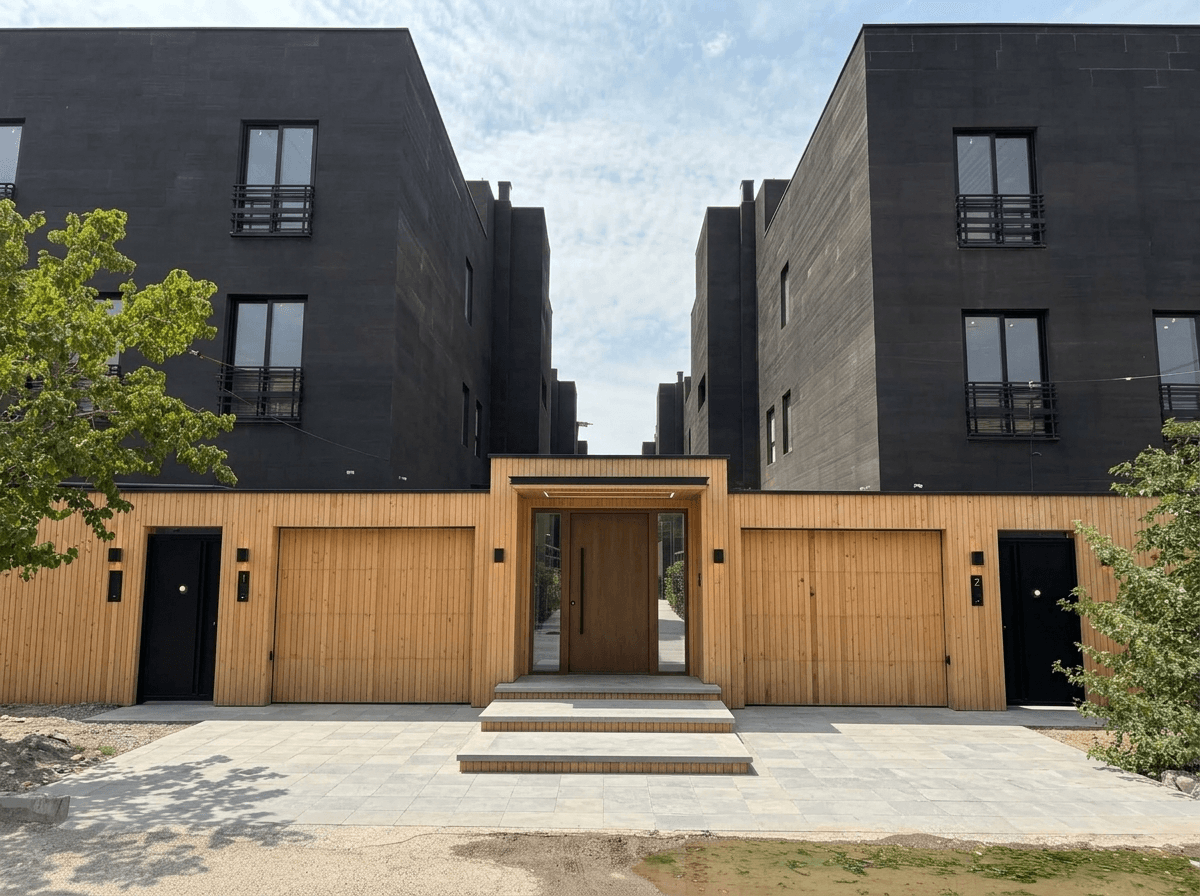 Facade design in Scandinavian Facade style — photo by GenRoom AI