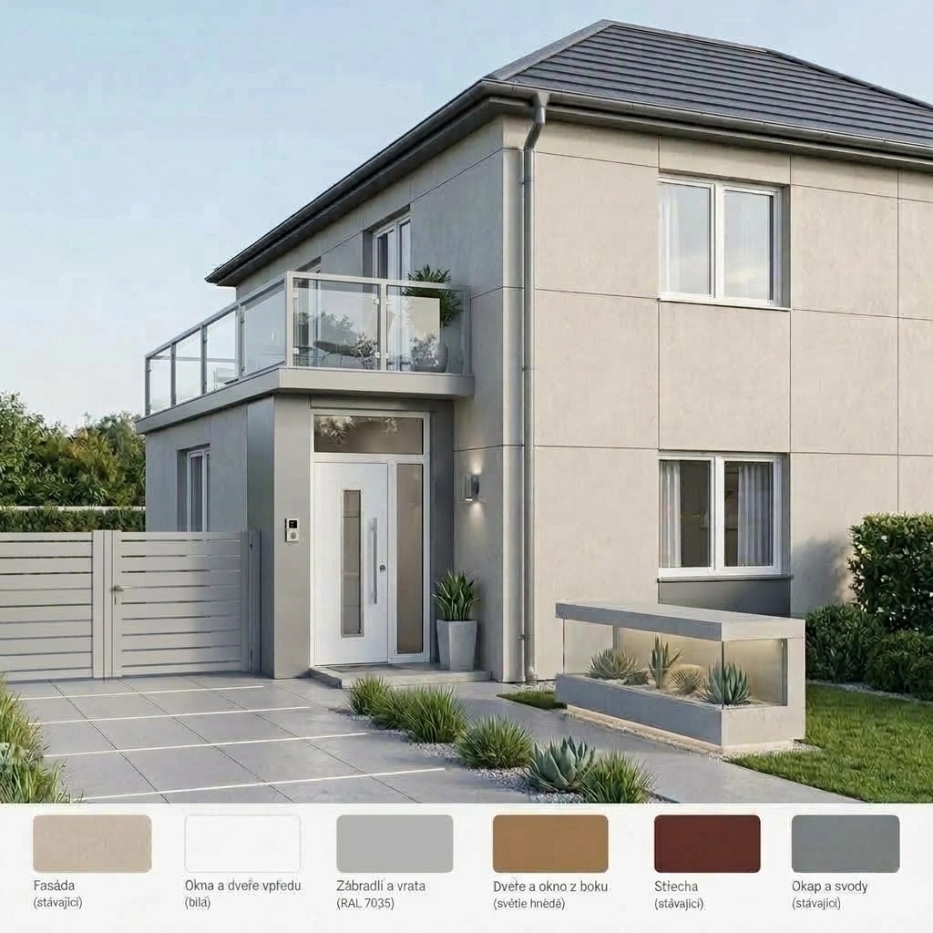 Hi-Tech Facade Façade design — facade photo by GenRoom AI