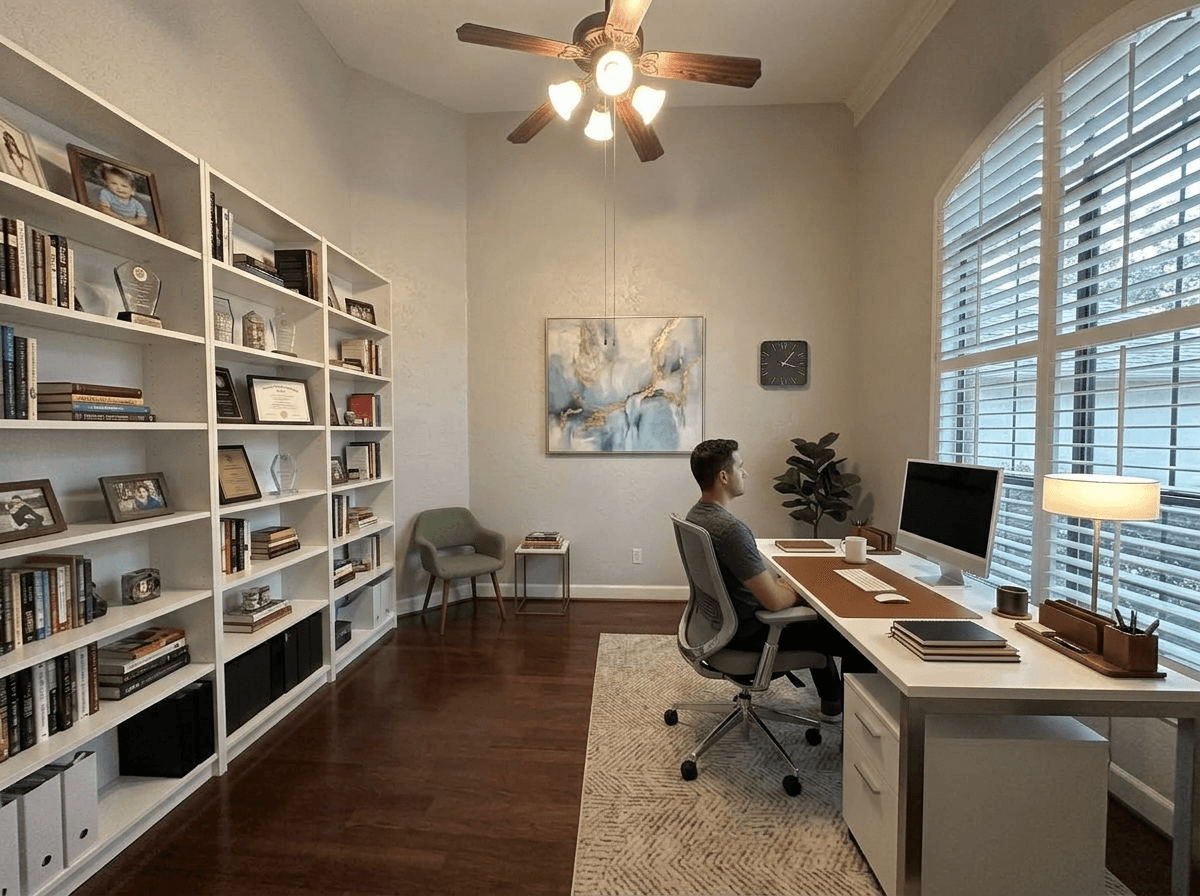 Office interior in no_style style — photo by GenRoom AI