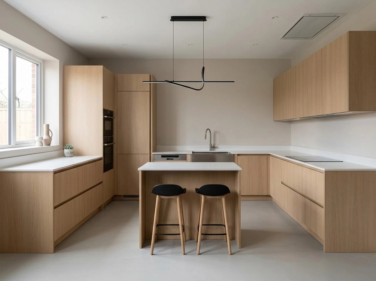 Minimalism Kitchen design — interior photo by GenRoom AI
