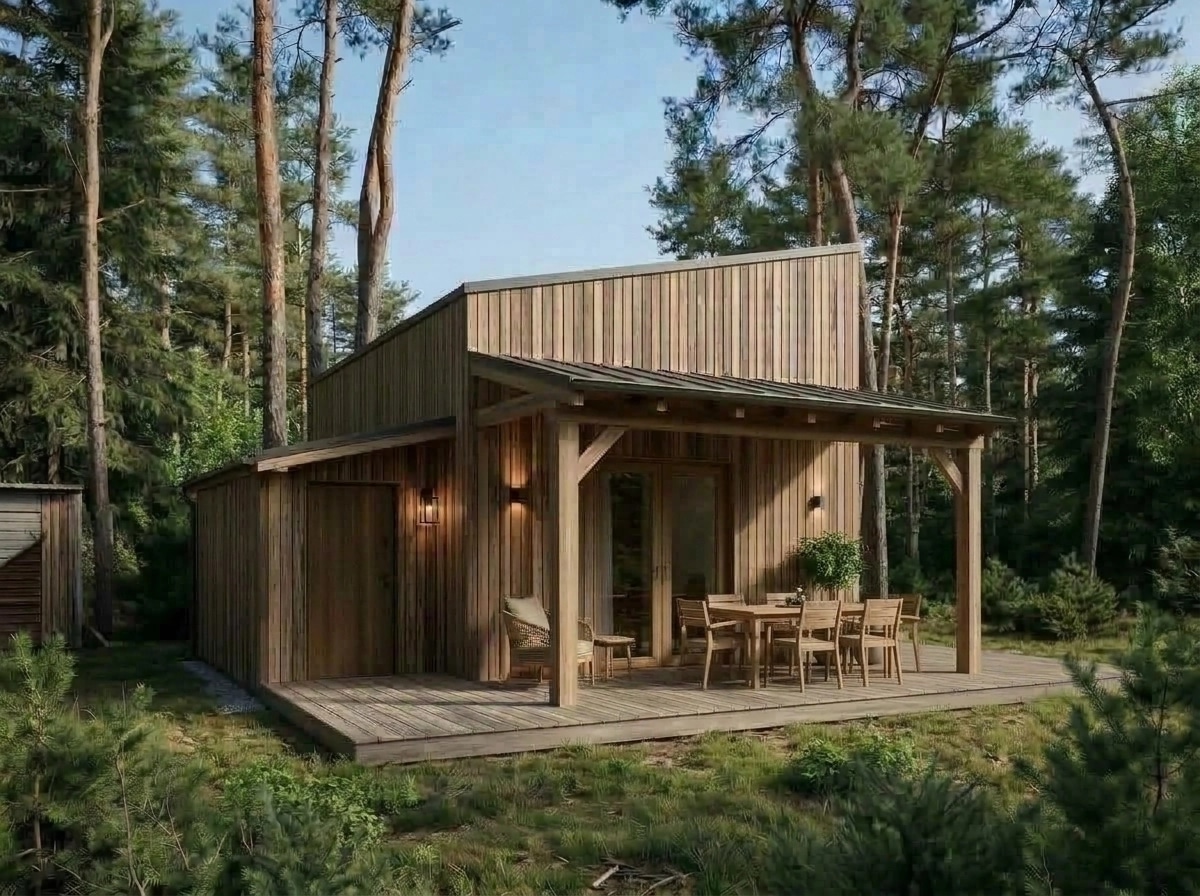 Facade design in Barnhouse Facade style — Facade by GenRoom AI