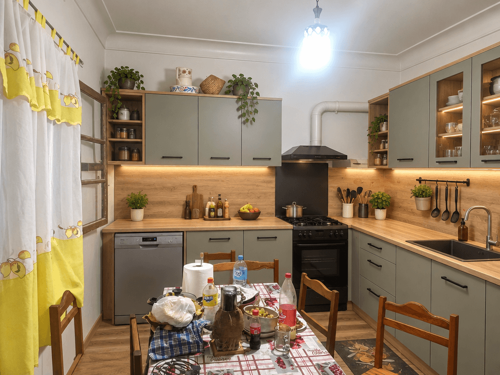 Kitchen interior in no_style style — photo by GenRoom AI