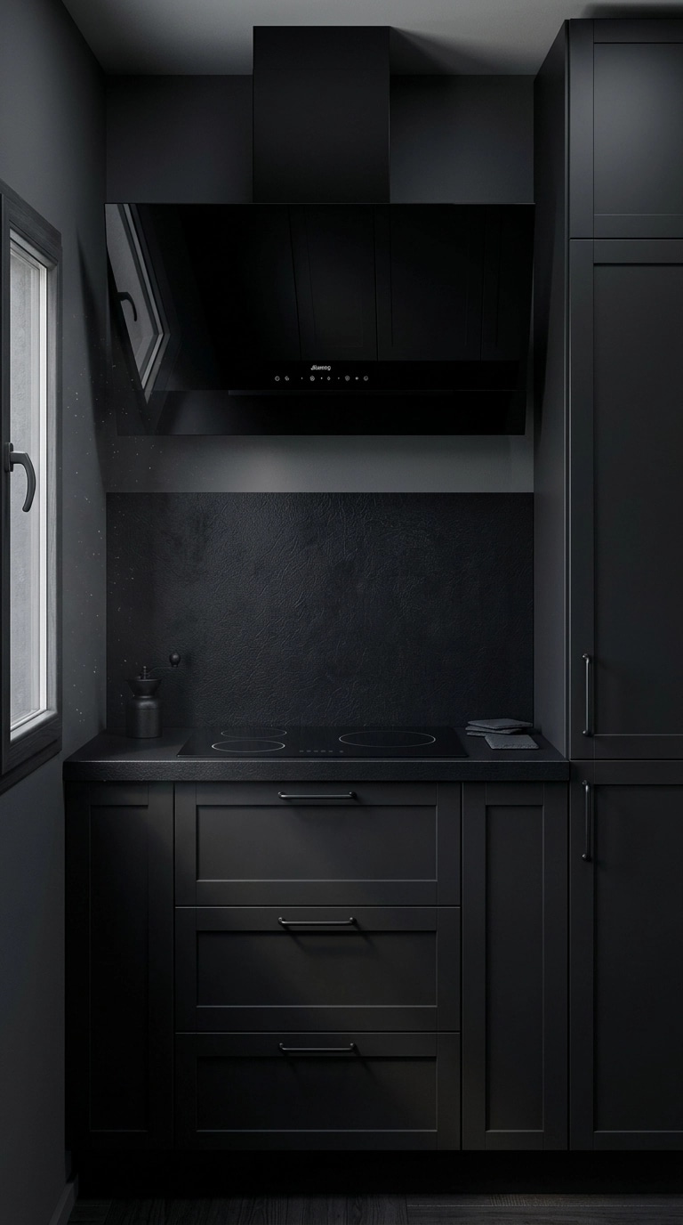 Interior design in Blacktec style — Kitchen by GenRoom AI