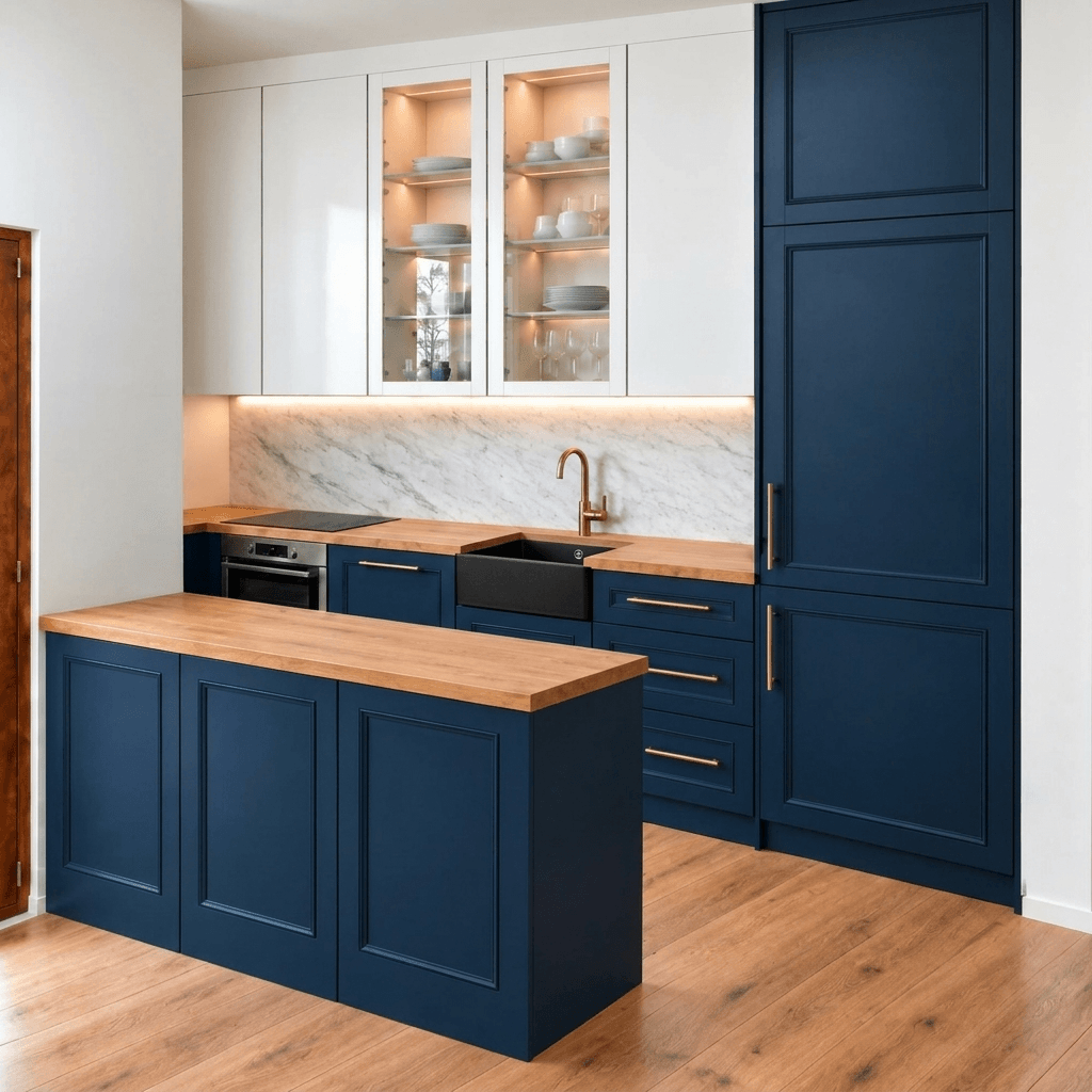 Kitchen interior in no_style style — photo by GenRoom AI