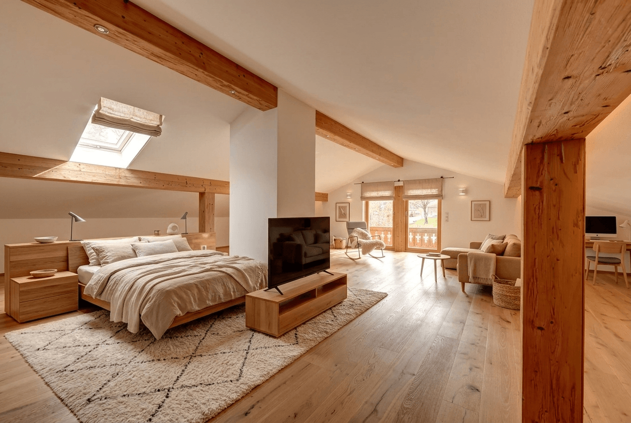 Diseño de interiores en estilo Scandinavian — studio por GenRoom AI