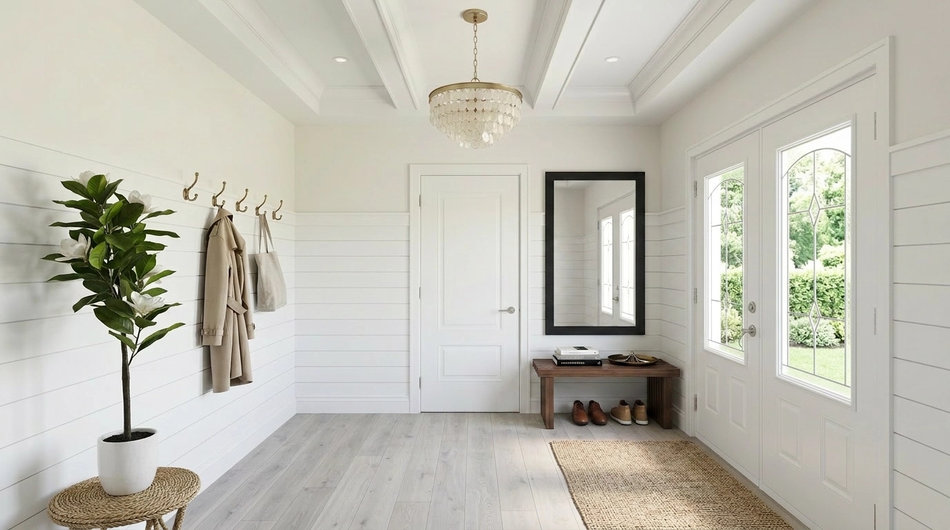 Hallway interior in Modern Farmhouse style — photo by GenRoom AI