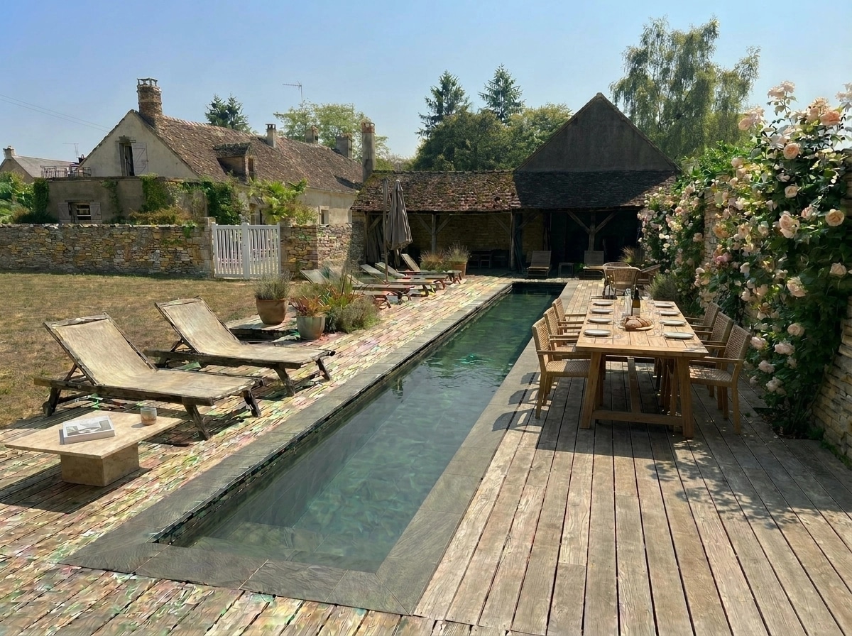 Yard design in no_style style — photo by GenRoom AI