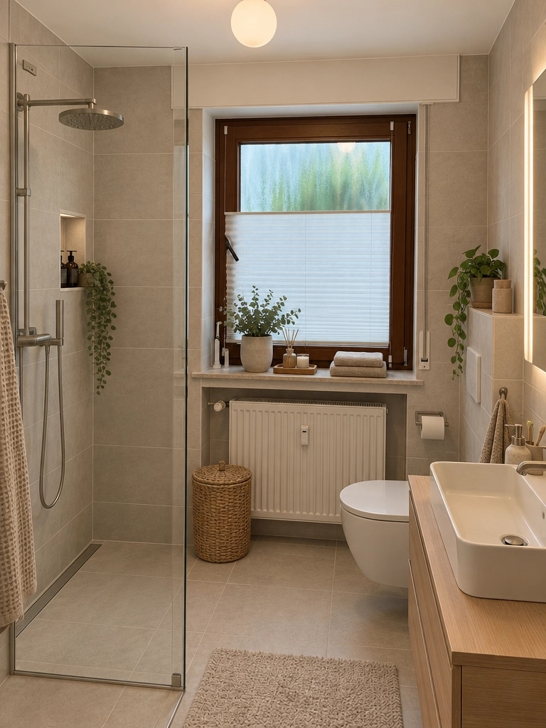 Interior design in Scandinavian style — Bathroom by GenRoom AI