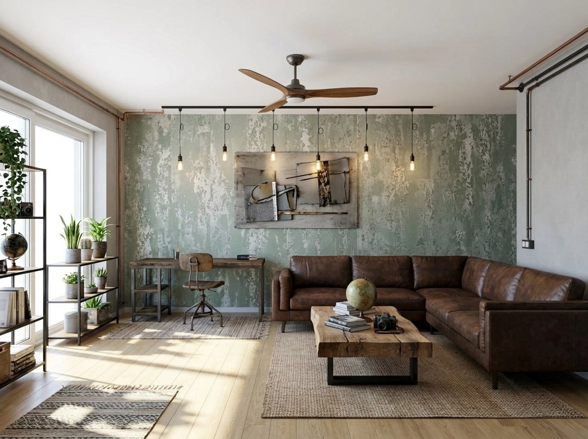 Interior design in Loft / Industrial style — other by GenRoom AI