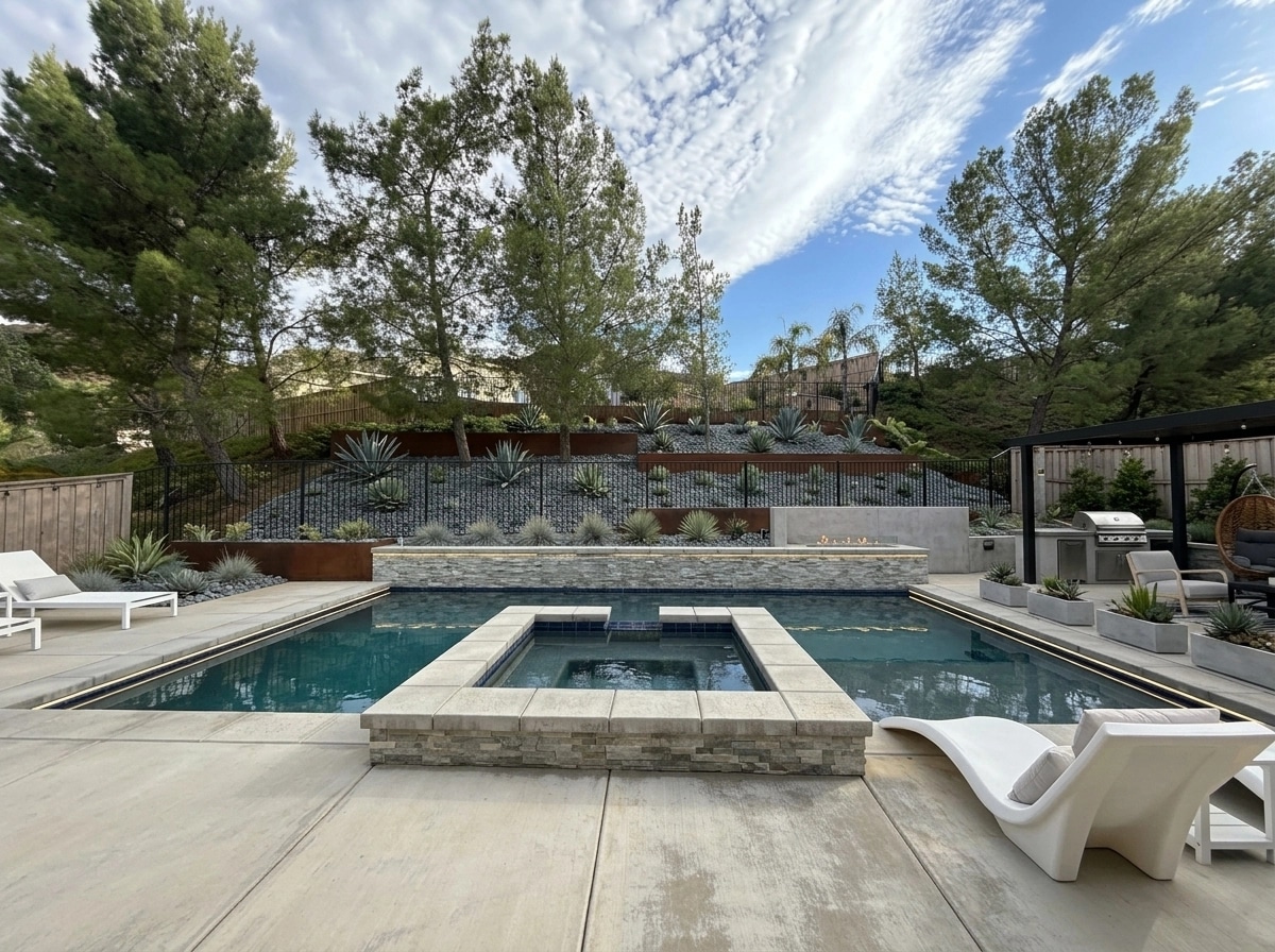 Landscape design in Minimalist Yard style — Yard by GenRoom AI