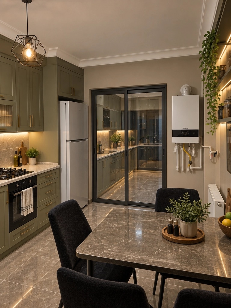 Kitchen interior in no_style style — photo by GenRoom AI