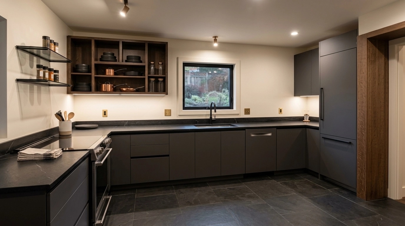 Kitchen interior in no_style style — photo by GenRoom AI