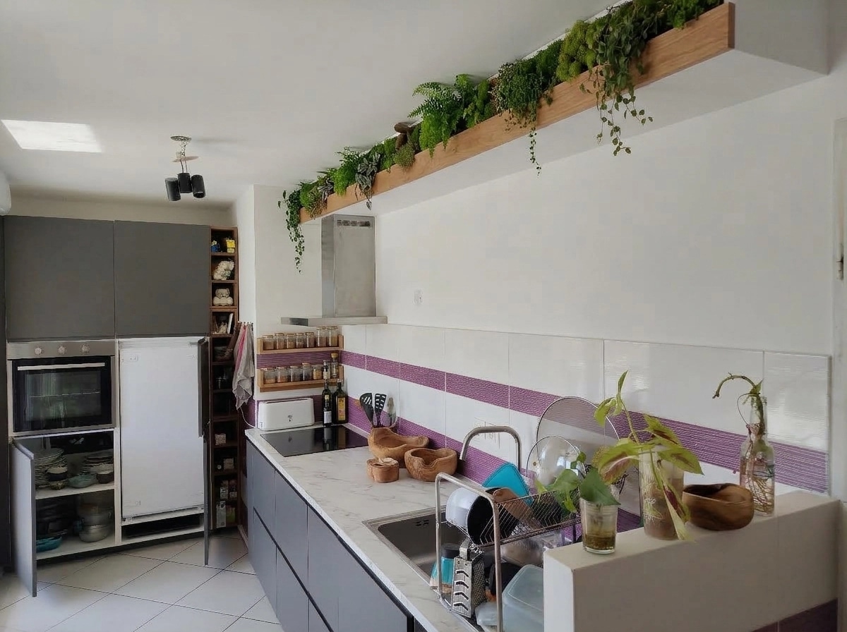 Kitchen interior in no_style style — photo by GenRoom AI