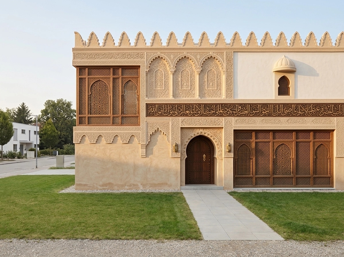 Arabian Facade Facade design — facade photo by GenRoom AI