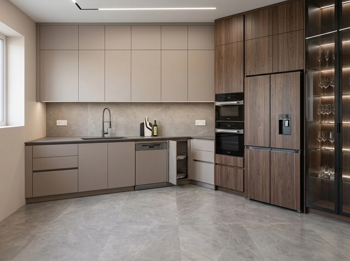 Kitchen interior in Contemporary style — photo by GenRoom AI