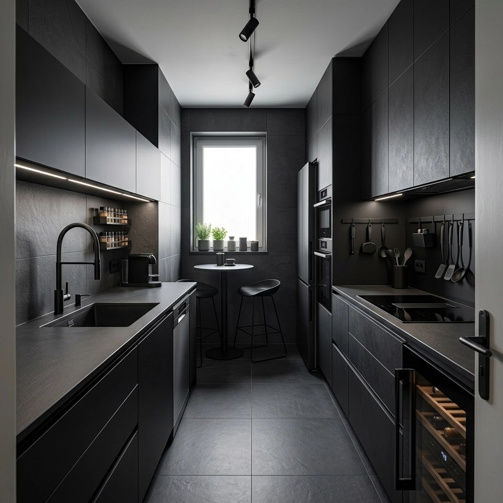 Blacktec Kitchen design — interior photo by GenRoom AI