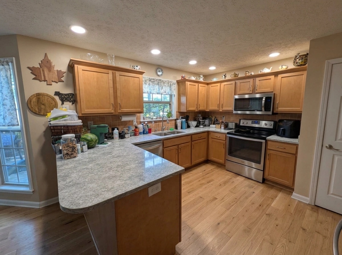 Kitchen interior in no_style style — photo by GenRoom AI