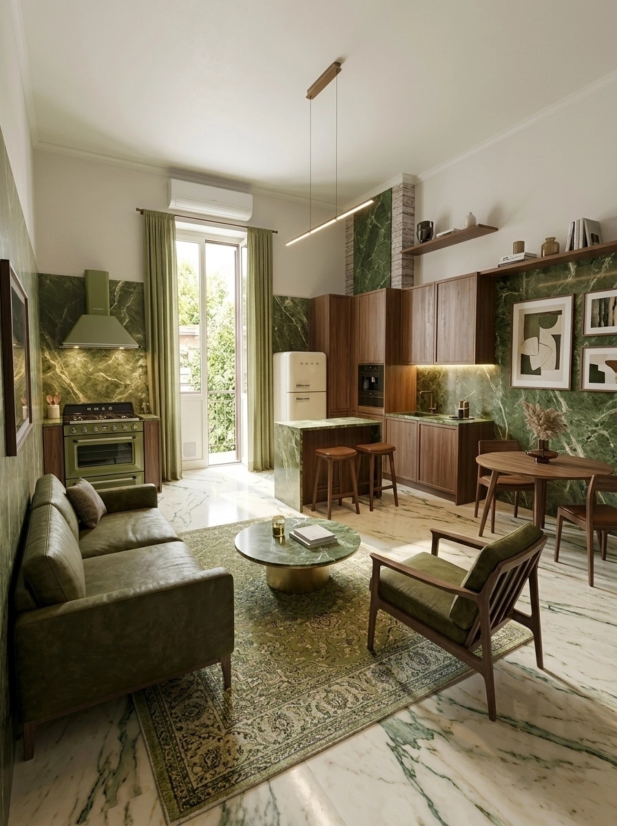 Contemporary Kitchen design — interior photo by GenRoom AI