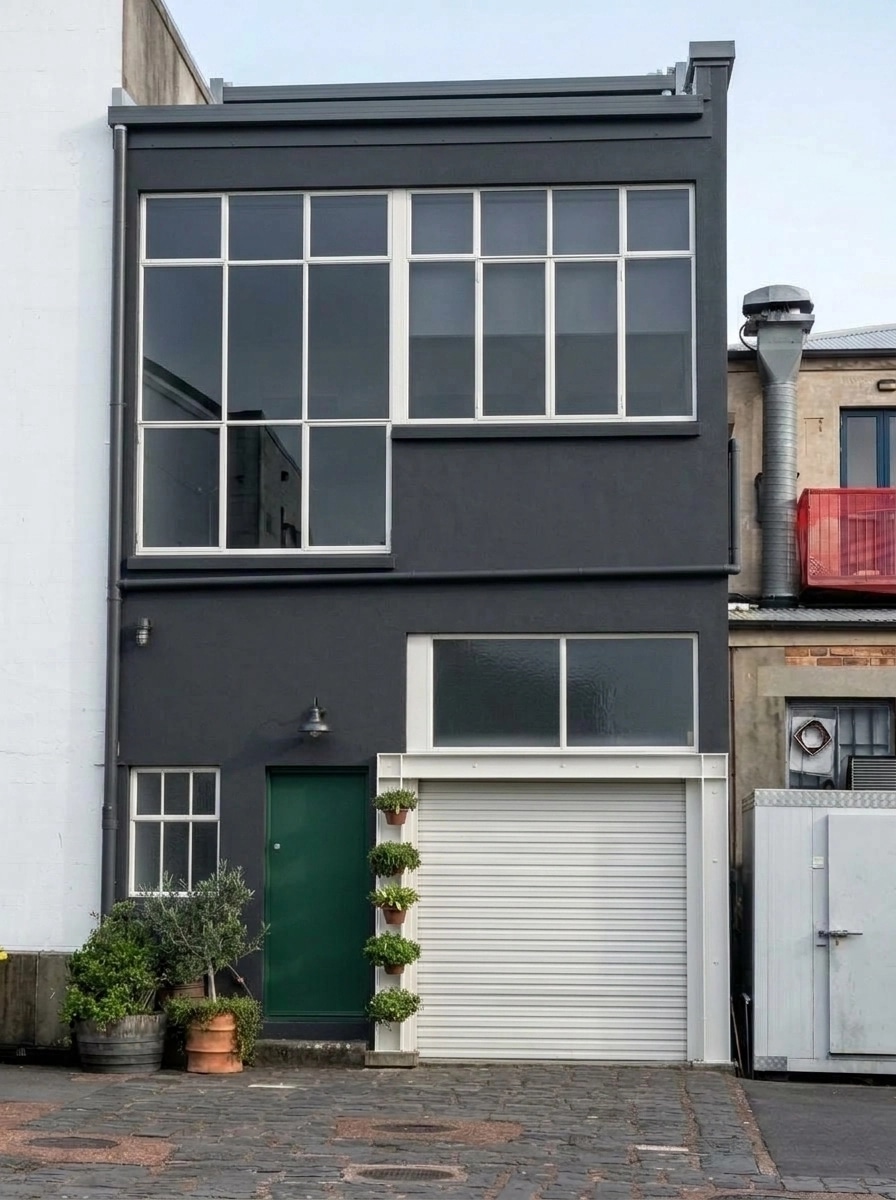 Facade design in Loft Facade style — Facade by GenRoom AI