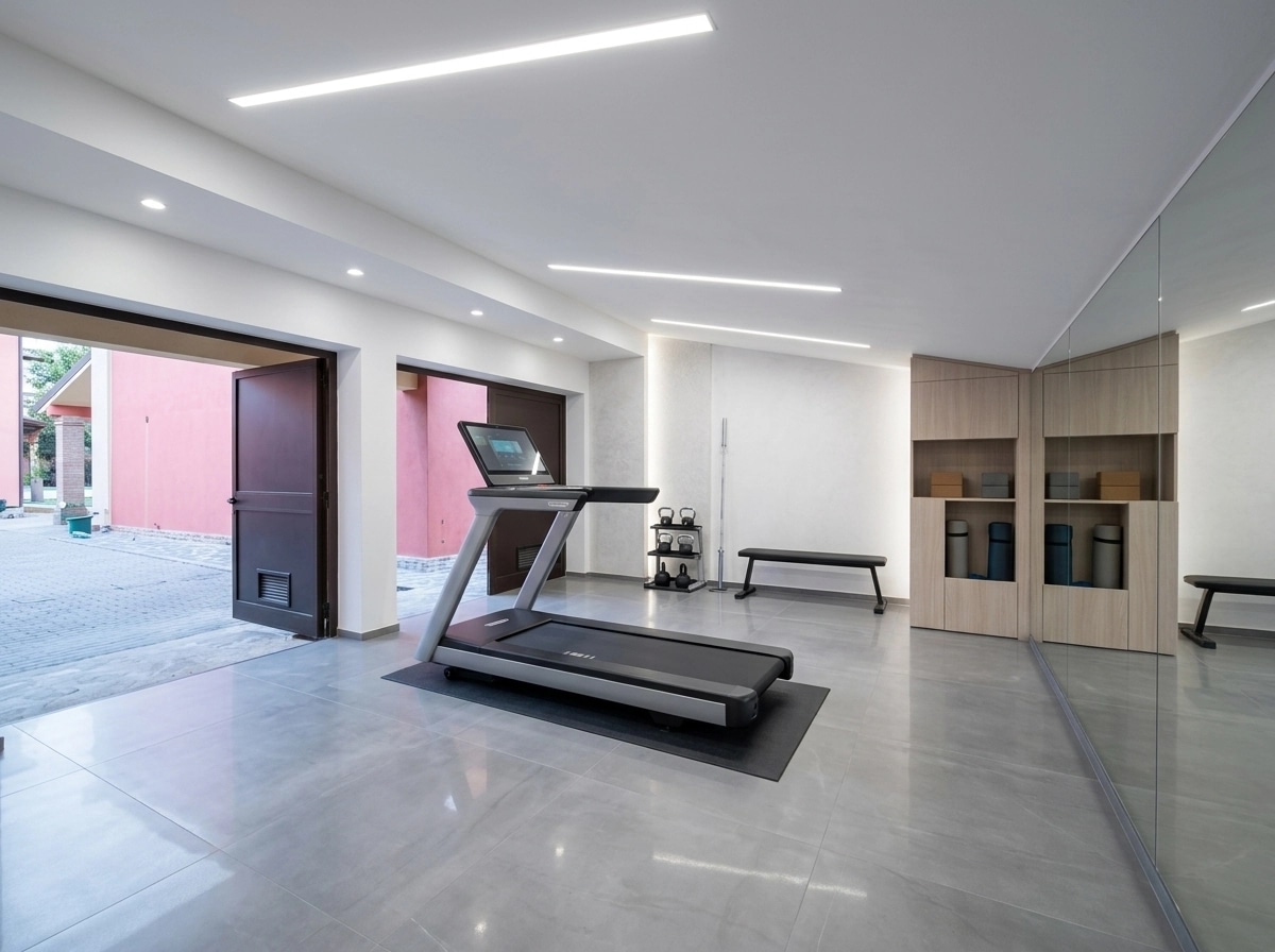 Design d'intérieur en style Minimalism — gym par GenRoom AI
