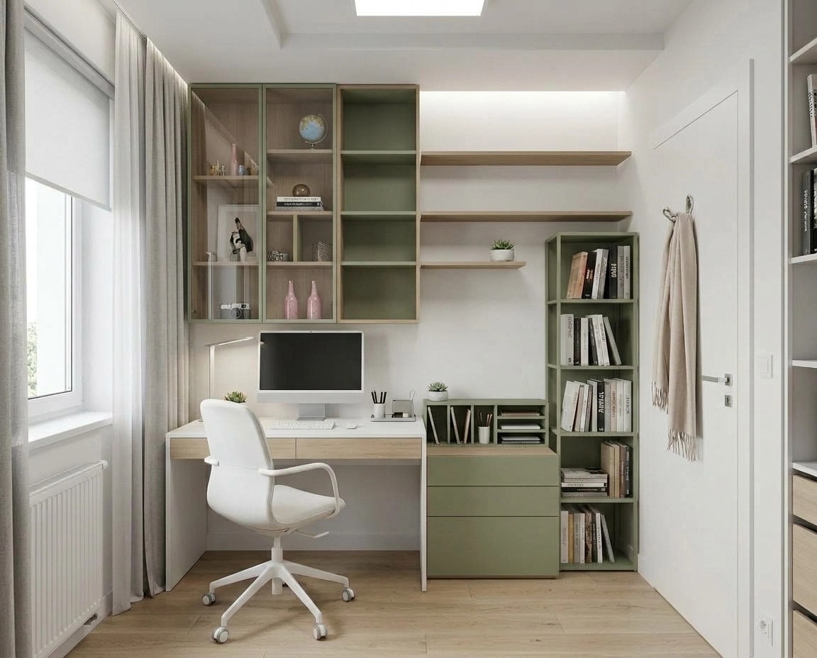 Interior design in Contemporary style — home_office by GenRoom AI