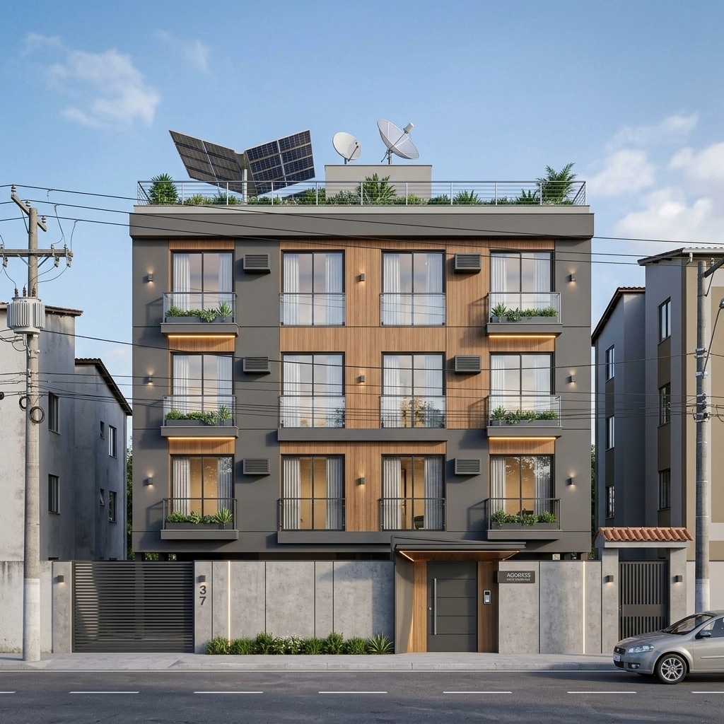 Contemporary Facade Facade design — facade photo by GenRoom AI