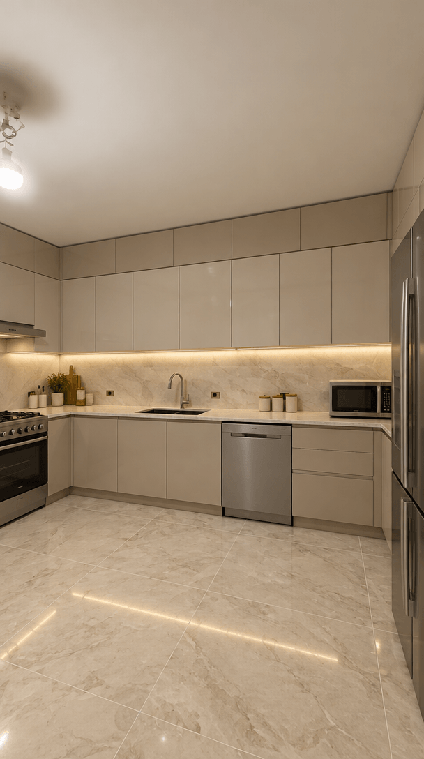 Kitchen interior in no_style style — photo by GenRoom AI