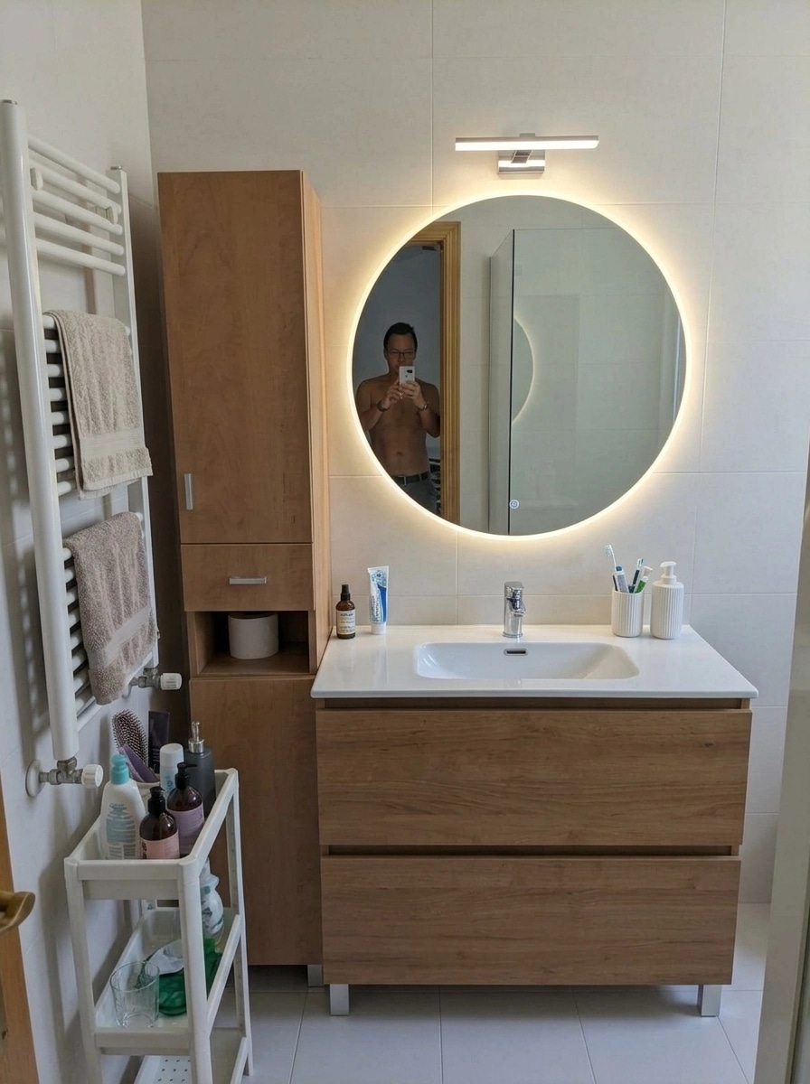 Bathroom interior in no_style style — photo by GenRoom AI