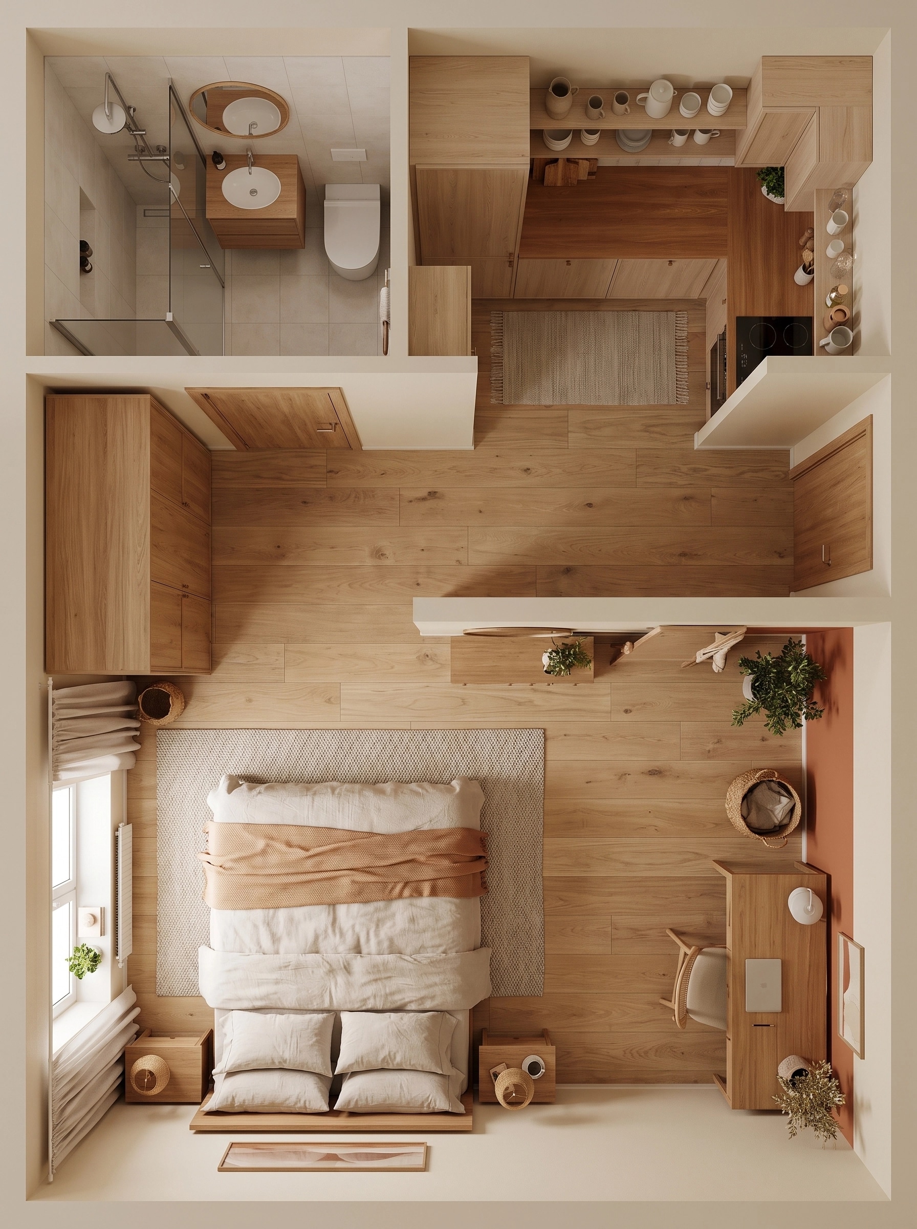 Scandinavian Living Room design — interior photo by GenRoom AI