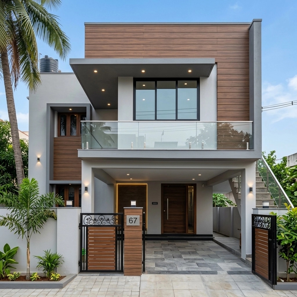 Contemporary Facade Facade design — facade photo by GenRoom AI