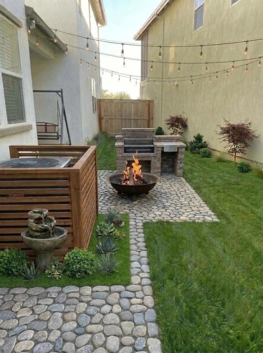 Yard design in no_style style — photo by GenRoom AI