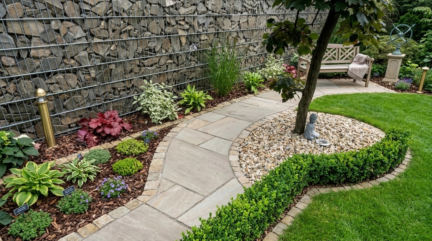 Classic Garden Jardin design — yard photo by GenRoom AI