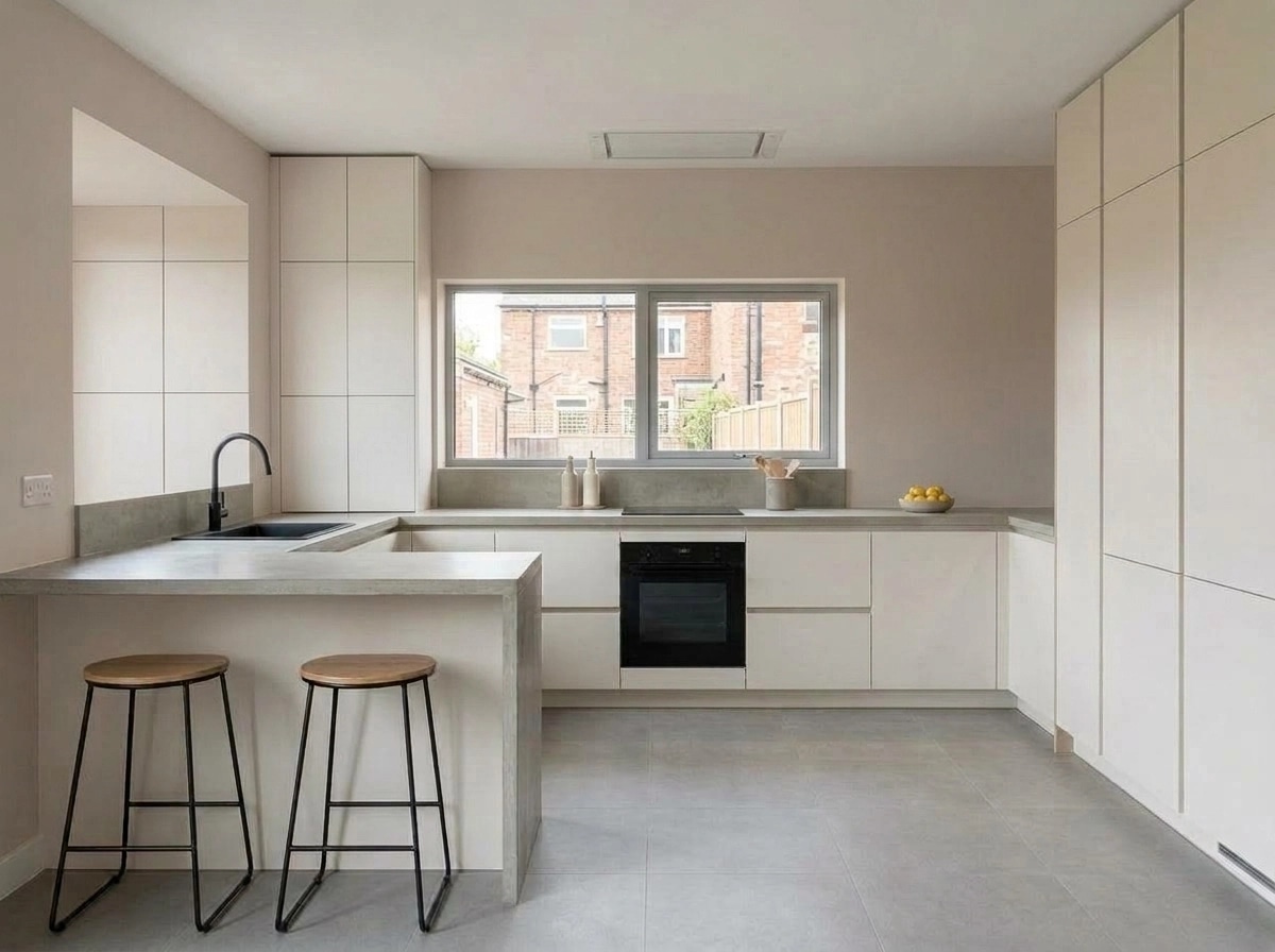 Minimalism Κουζίνα design — interior photo by GenRoom AI