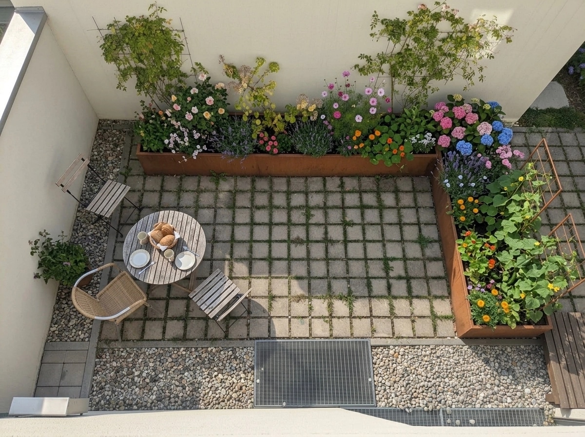 Landscape design in Eco Natural Garden style — Yard by GenRoom AI