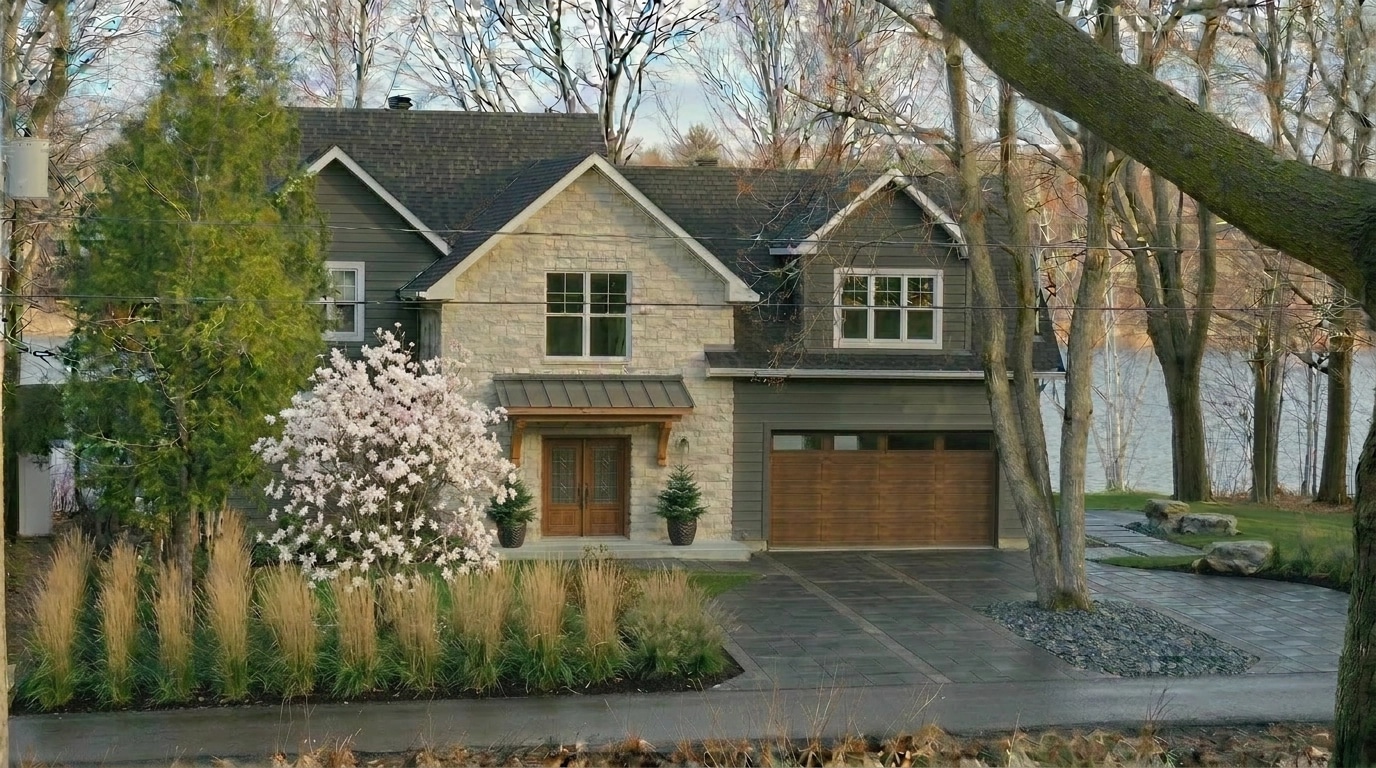 Landscape desain di Scandinavian Garden gaya — Halaman oleh GenRoom AI