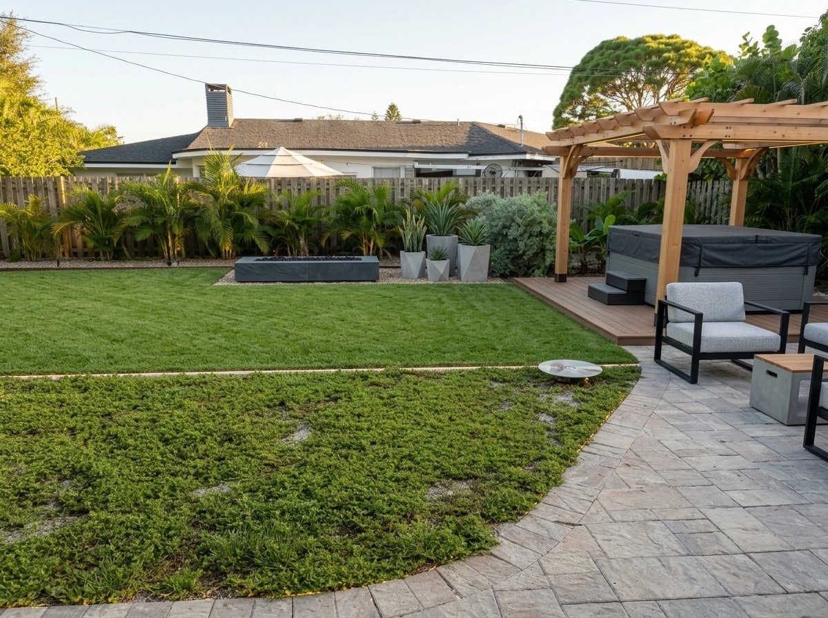 Landscape design in Minimalist Yard style — Yard by GenRoom AI