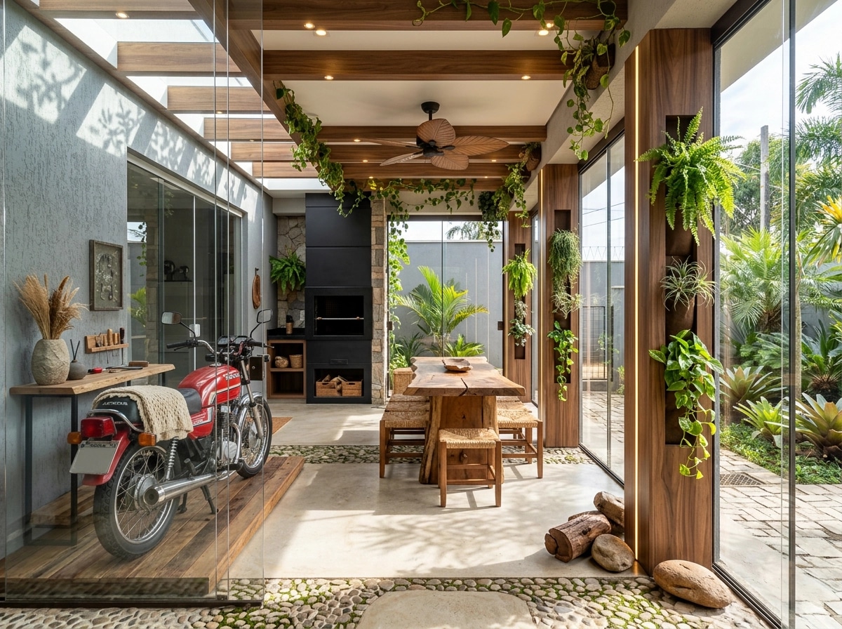 Diseño de interiores en estilo Biophilic — balcony por GenRoom AI