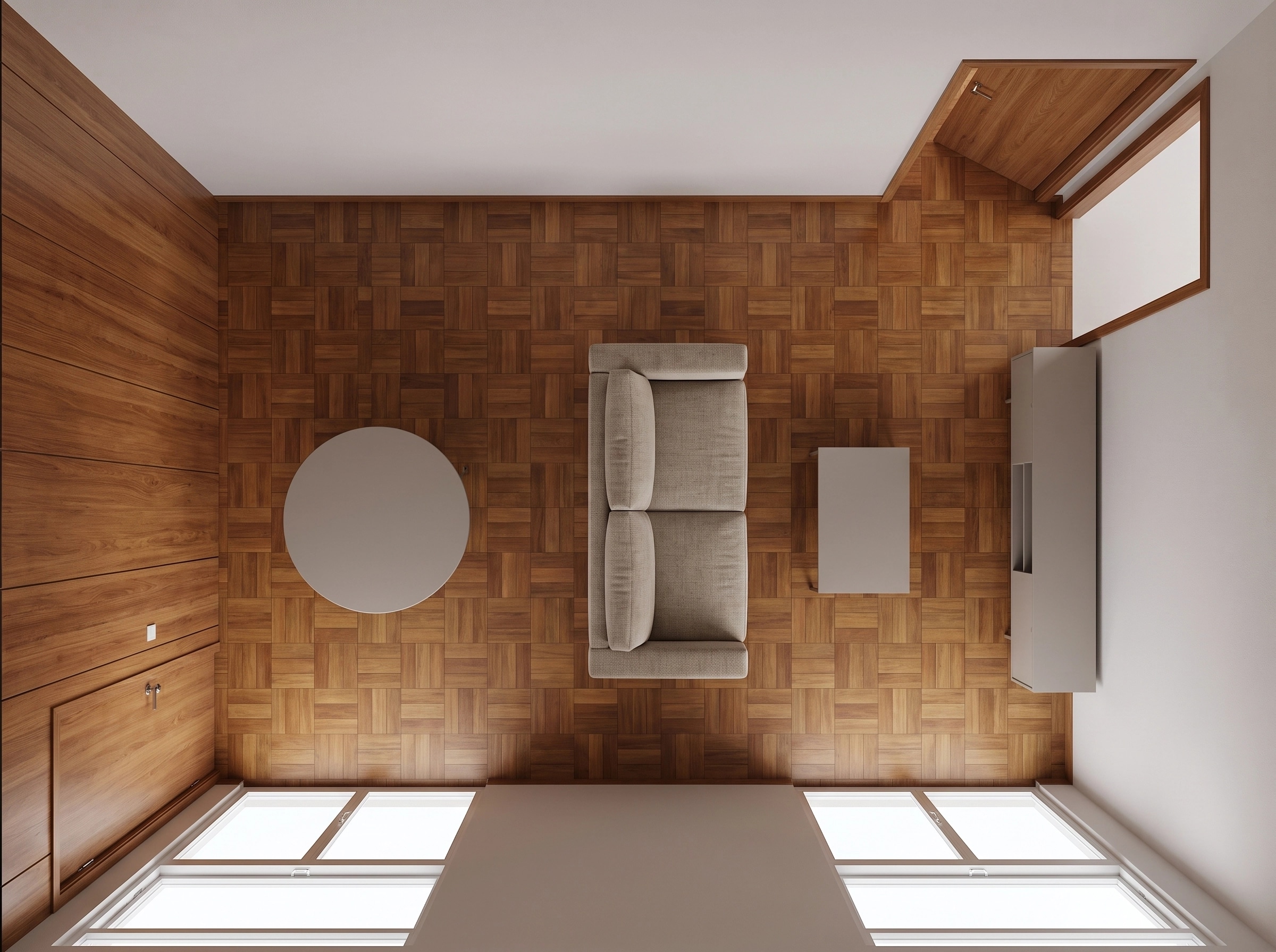 Interior design in Contemporary style — Living Room by GenRoom AI