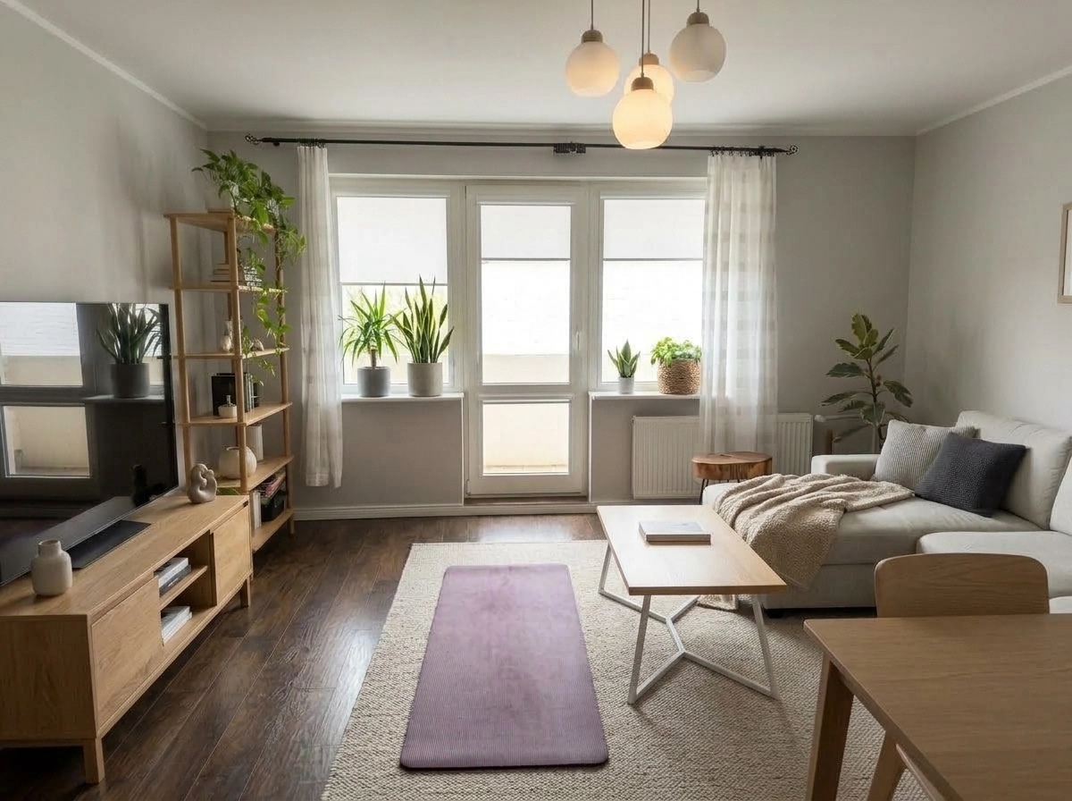 Scandinavian Living Room design — interior photo by GenRoom AI